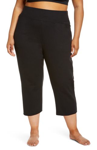Nike + Crop Fleece Yoga Pants