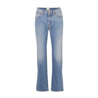 Aries + Lily High-Rise Straight Leg Jeans