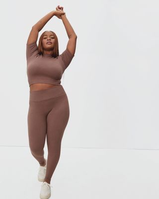 Seamless Yoga Petite Gym Leggings For Women Breathable, Elastic
