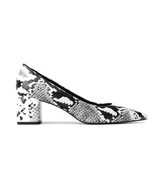 Zara + Block-Heel Shoes