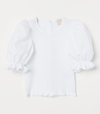 H&M + Top With Smocking