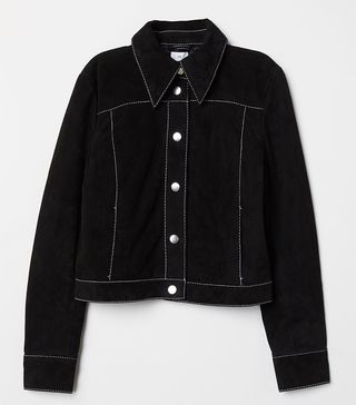 H&M + Short Suede Jacket