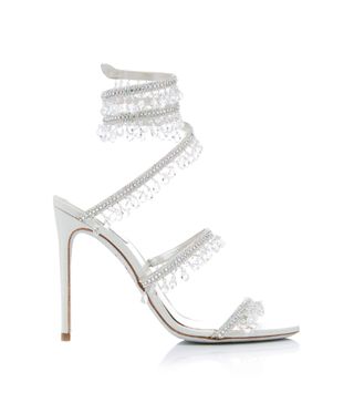 Rene Caovilla + Exclusive Crystal-Embellished Sandal