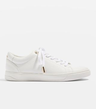 Topshop + Curly Lace Up Trainers