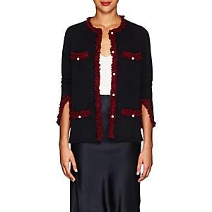 Barneys New York + Embellished Cashmere Cardigan