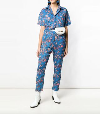 Isabel Marant Étoile + Floral Print Jumpsuit