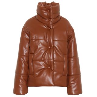 Nanushka + Hide Faux-Leather Puffer Jacket