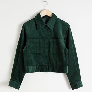 & Other Stories + Cropped Corduroy Workwear Jacket