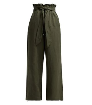 Asceno + Paper Bag Linen Trousers