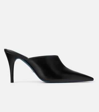Zara + Blue Collection Leather Mules