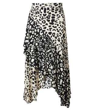 Marks & Spencer + Animal Print Wrap Midi Skirt