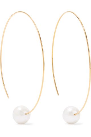 Chan Luu + Gold-Plated Pearl Earrings