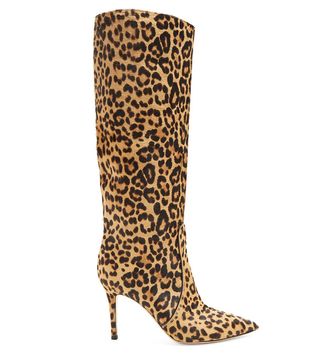 Gianvito Rossi + Leopard 85 Knee High Boots