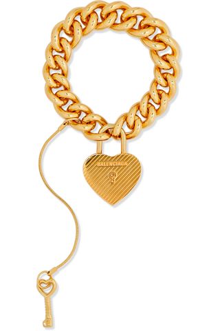 Balenciaga + Gold-Tone Bracelet