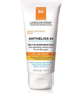 La Roche-Posay + Anthelios 60 Body and Face Sunscreen Melt-In Milk Lotion