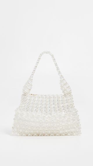 Shrimps + Quinn Beaded Shoulder Bag