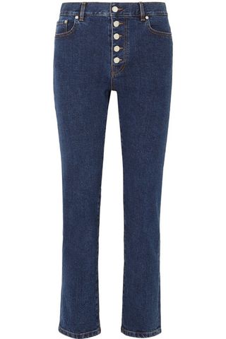 Joseph + Den High-Rise Straight-Leg Jeans