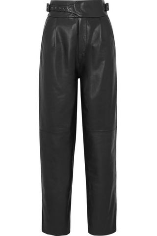 Sea + Indiana Leather Straight-Leg Pants