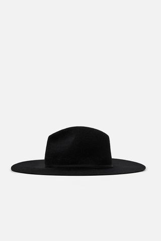 Zara + Banded Wool Hat