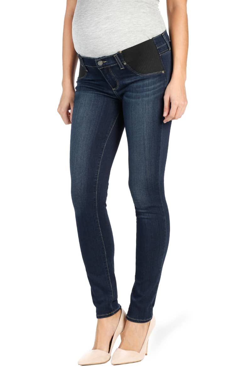 Skinny-fit Maternity Jeans- Charcoal Black