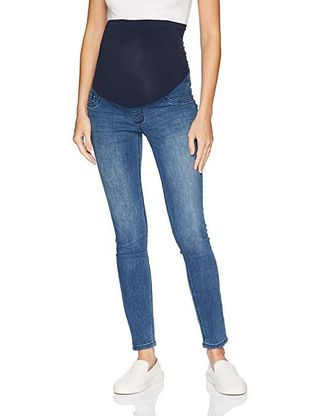 Motherhood Maternity + Indigo Blue Super Stretch Secret Fit Belly Skinny Denim Jean