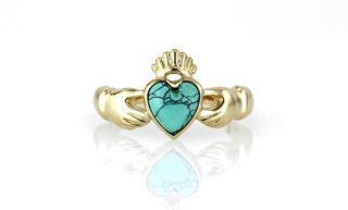Alysha Whitfield + Turquoise Claddagh Ring