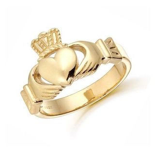 The Claddagh + Yellow Gold Mid-Weight Classic Claddagh Ring