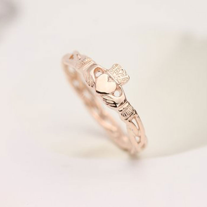 Rose gold claddagh rings – Irish Jewelry Design