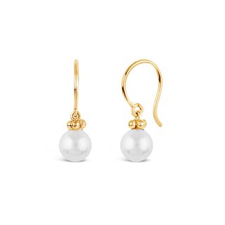 Dinny Hall + Gold Pearl Drop Earrings