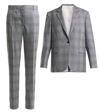 Calvin Klein 205W39NYC + Windowpane Check Wool Suit