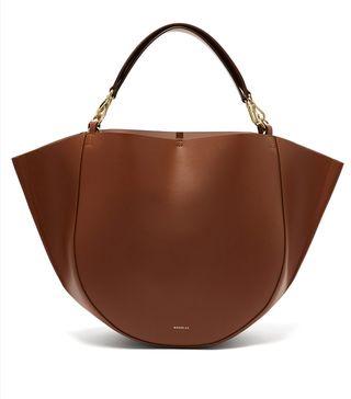 Wandler + Mia leather tote bag