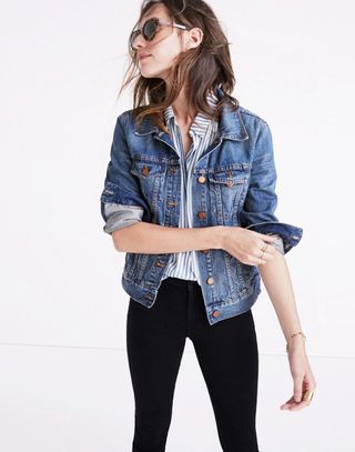 Madewell + The Jean Jacket in Pinter Wash
