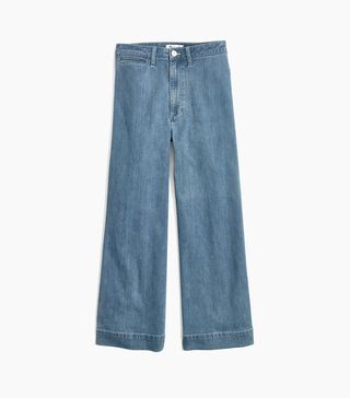 Madewell + Emmett Wide-Leg Crop Jeans