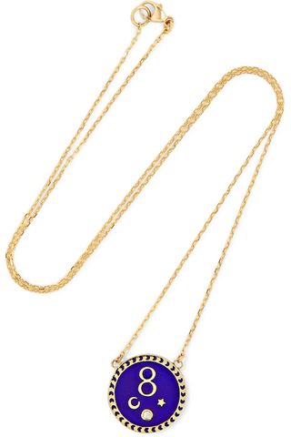 Foundrae + Karma 18-Karat Gold Necklace