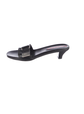Prada Sport + Leather Slide Sandals