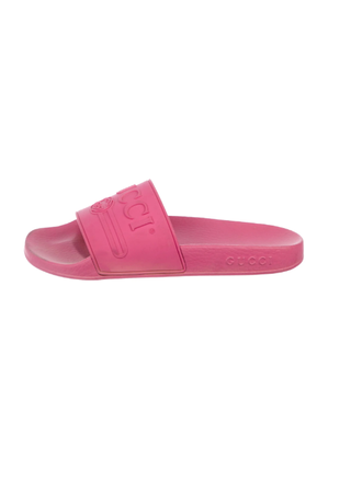 Gucci + GG Rubber Slide Sandals