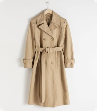 & Other Stories + Belted A-Line Trenchcoat