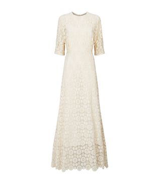 Mansur Gavriel + Guipure Lace Gown