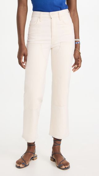 Mother + The Bees Knees Rambler Zip Ankle Jeans
