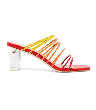 Rejina Pyo + Zoe Perspex and Leather Sandals