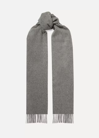 Johnstons of Elgin + Fringed Cashmere Scarf