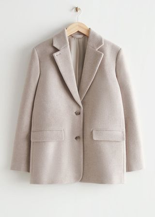 & Other Stories + Oversized Wool Blazer