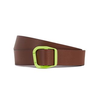 Tibi + Carabiner Leather Belt