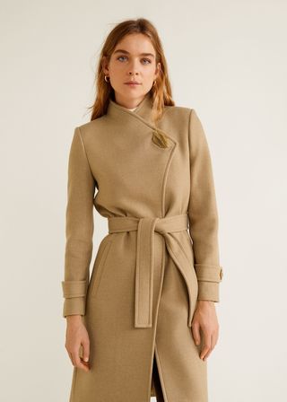 Mango + Lapels Wool Coat