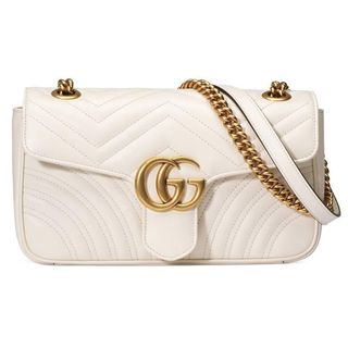 Gucci + GG Marmont Small Matelassé Shoulder Bag