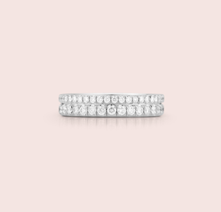 Jemma Wynne + Prive Luxe Double Pavé Diamond Band Ring