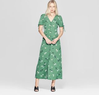 Who What Wear x Target + Floral Print Maxi Dress