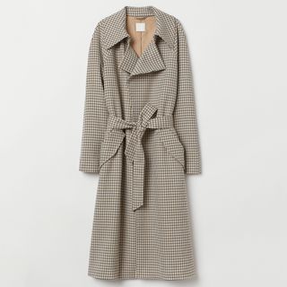 H&M + Checked Trench