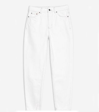 Topshop + White Dad Jeans