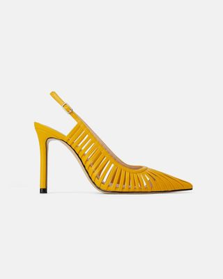 Zara + Strappy Slide Heels